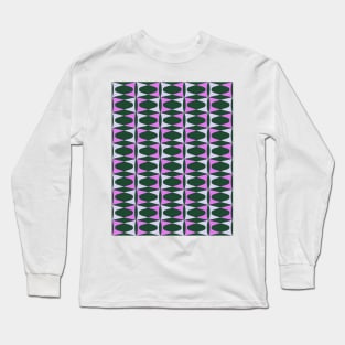 Mid Mod in Holiday Green Long Sleeve T-Shirt